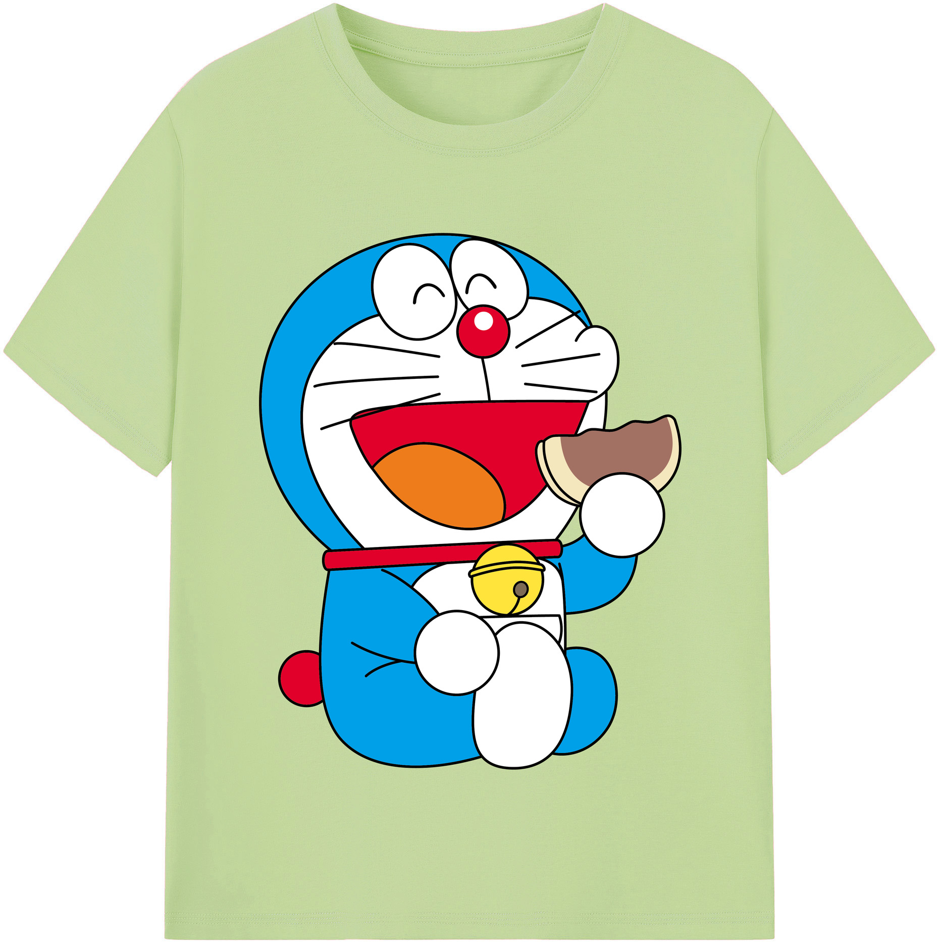 （画像用） ドラえもん Doraemon 綿100％半袖Tシャツ（フロントプリント）